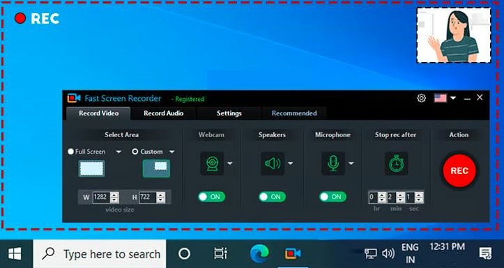 PC için Fast Screen Recorder